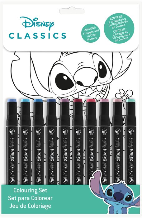 stitch Set colorear por números Stitch